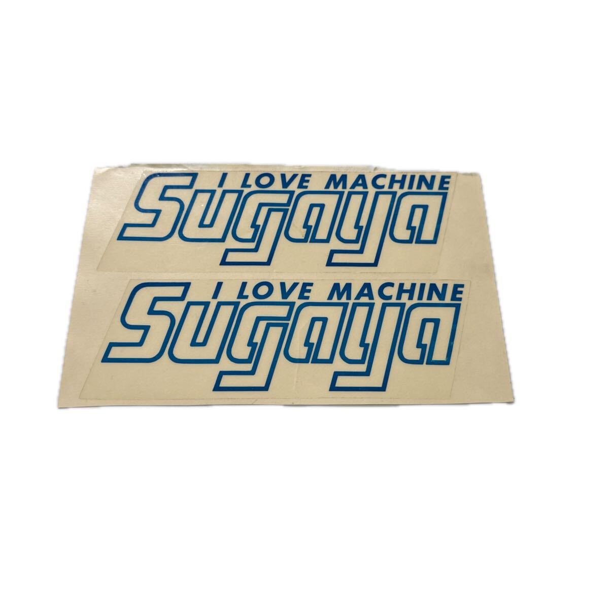 80s 当時物 SUGAYA スガヤ LOVE MACHINE ステッカー 旧車 2スト JDM NSR RZ RG Γ KR レア