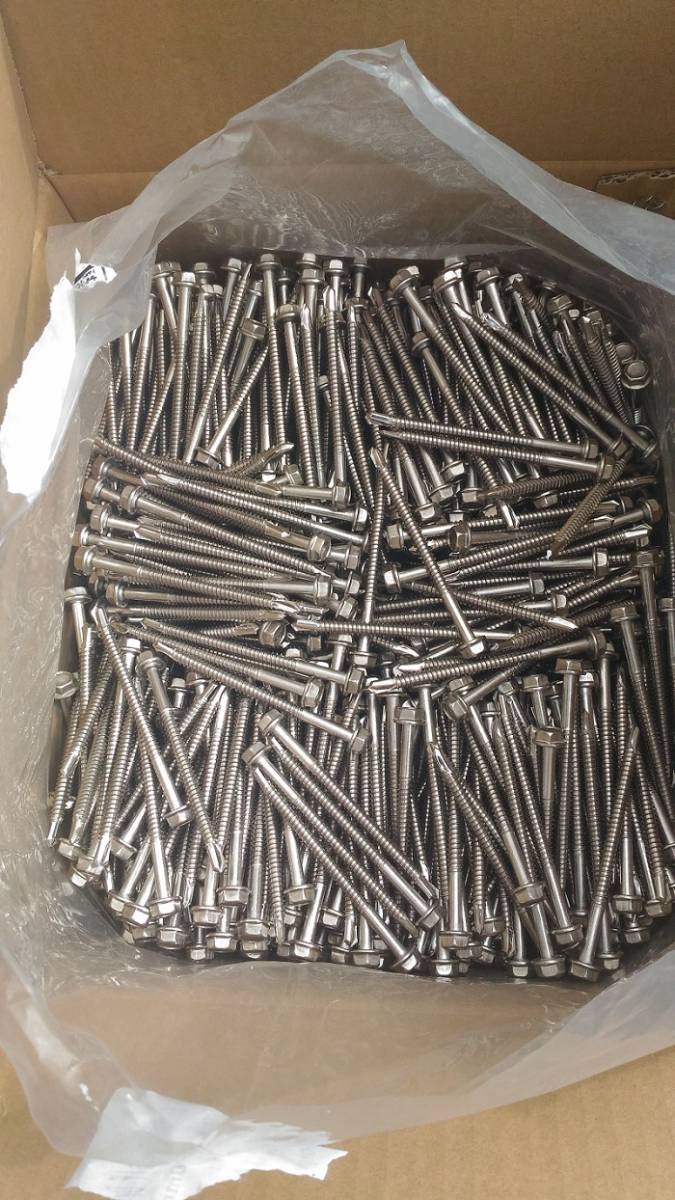 115mm ジャックポイント ヘックス ステンレス セルフ ドリルねじ 六角 スクリュー HEX 一般木材＋トタンなどに 2x4