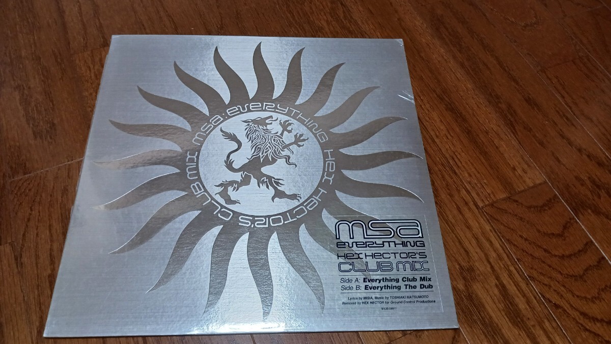 未開封　MISIA Everything (Hex Hector's Club Mix) 12インチ アナログレコード