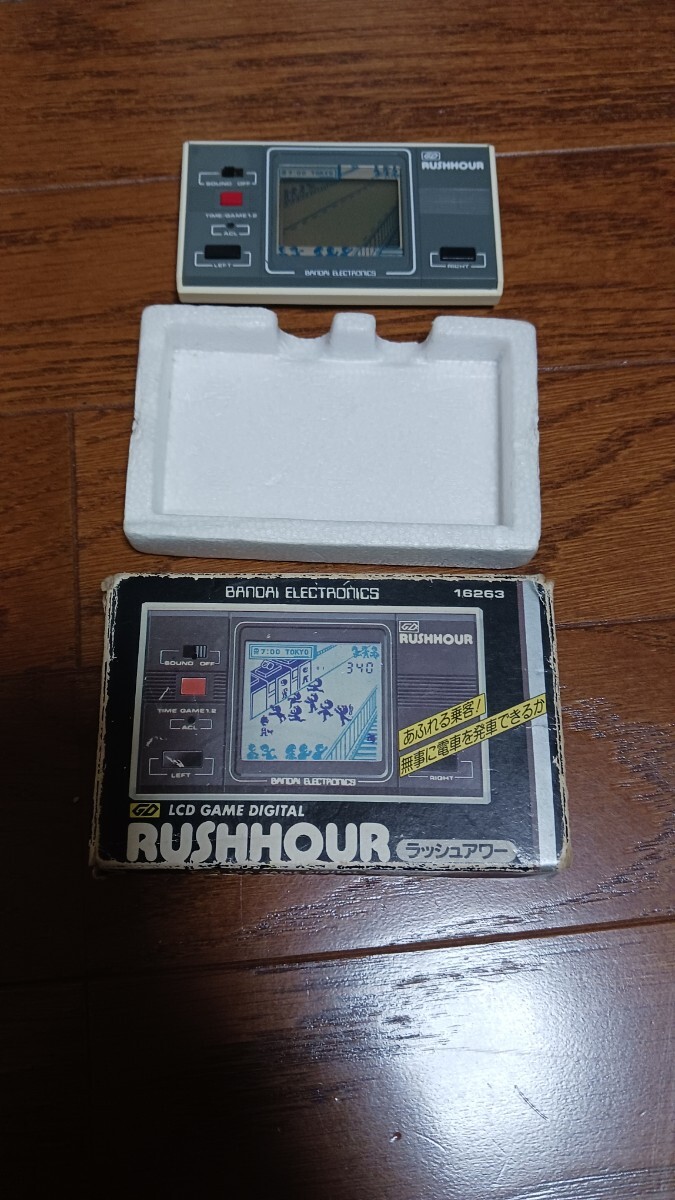 BANDAI ELECTRONICS RUSHHOUR ラッシュアワー LSIゲーム レトロ