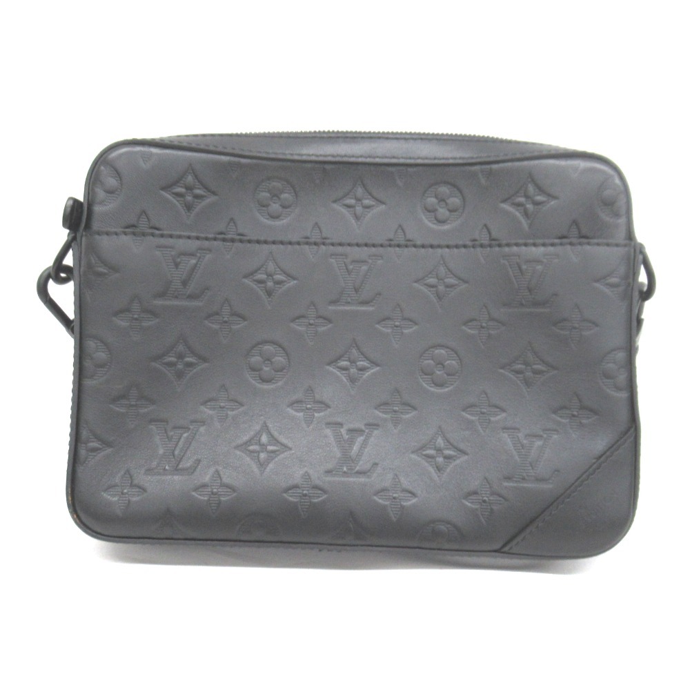 KR119611 ルイ・ヴィトン ショルダーバッグ モノグラム柄 シャドウ デュオ・メッセンジャー M69827 メンズ LOUIS VUITTON 中古
