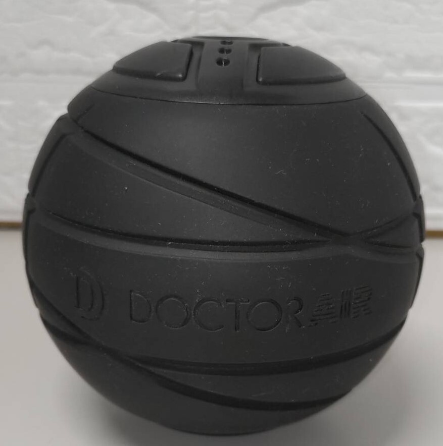 DOCTOR AIR ドクターエアー 3D コンディショニング ボール CB-01 黒 振動回数4段階 フィットネス エクササイズ 本体のみ 動作確認済 現状品