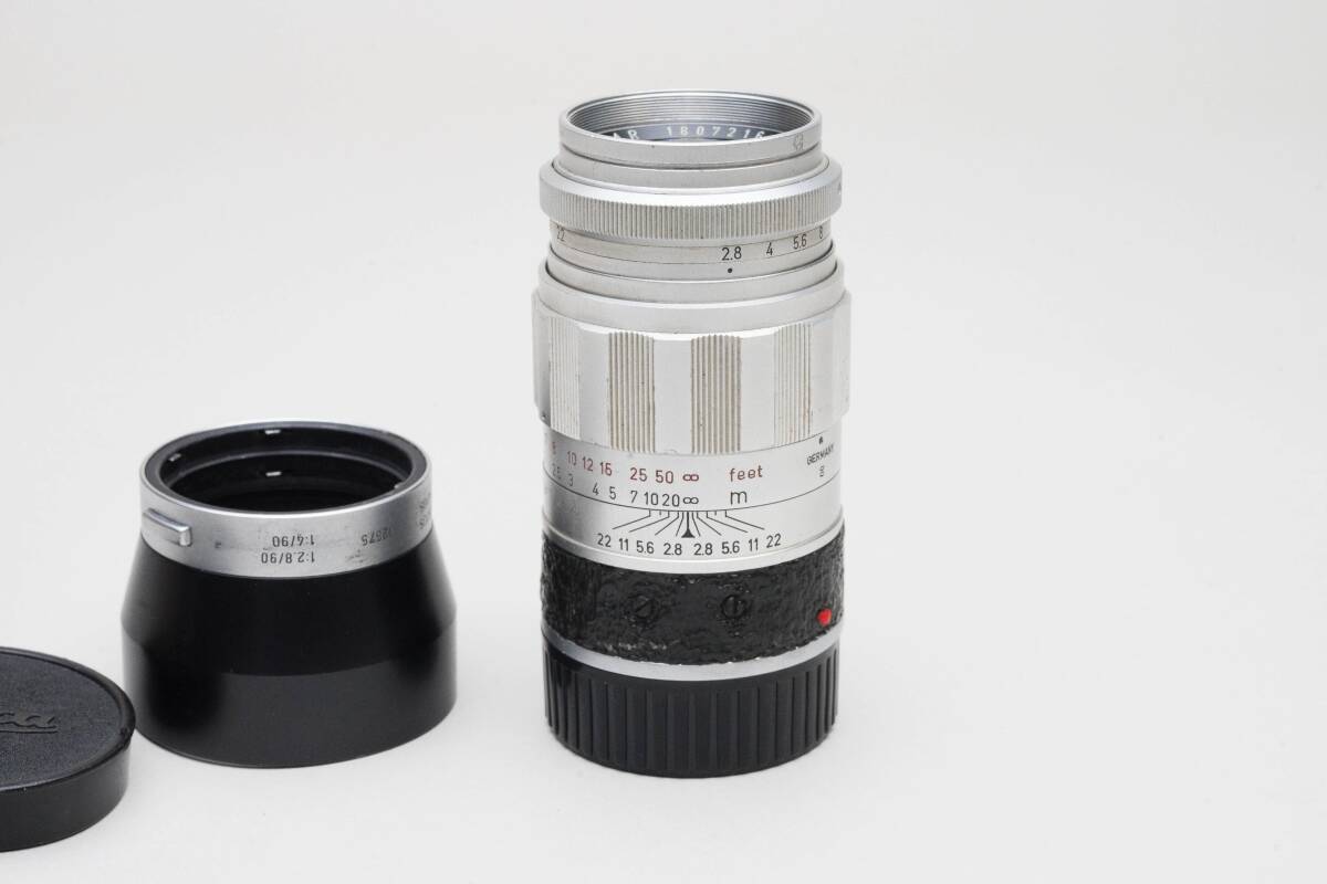 【名玉】 ライカ ELMARIT 90mm f2.8レンズ【WETZLAR】