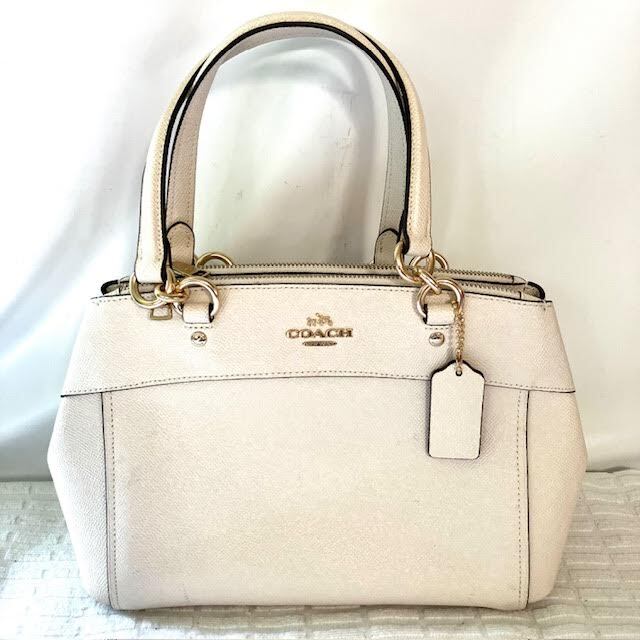 A8　COACH　コーチ　ミニブルック　キャリーオール　２WAYバッグ