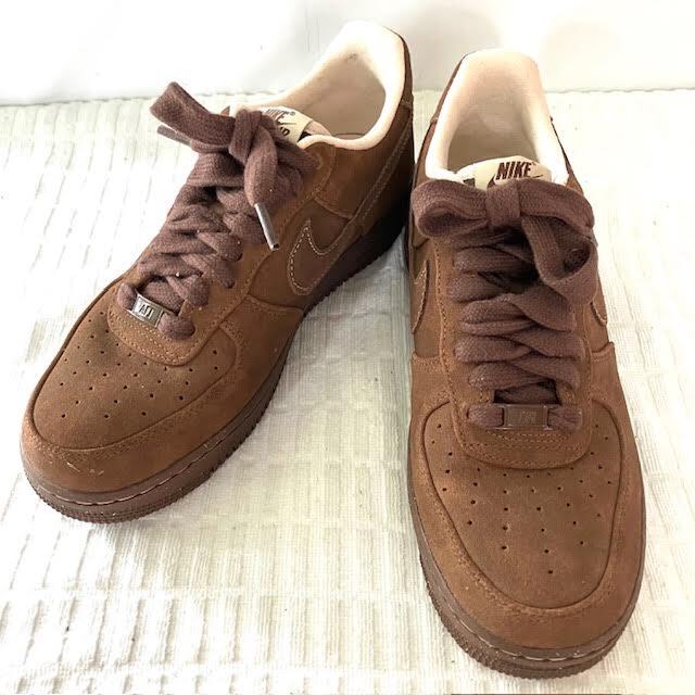 A19　NIKE　ナイキ　ウィメンズエアフォース1　カカオワオ　26.5㎝