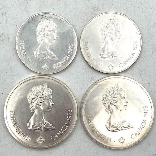 A2　モントリオールオリンピック記念銀貨　4枚1セット×3個