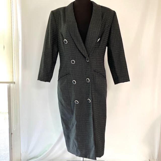 A21　HANAE MORI　ハナエモリ　ダブルボタンブレザードレス　１１号