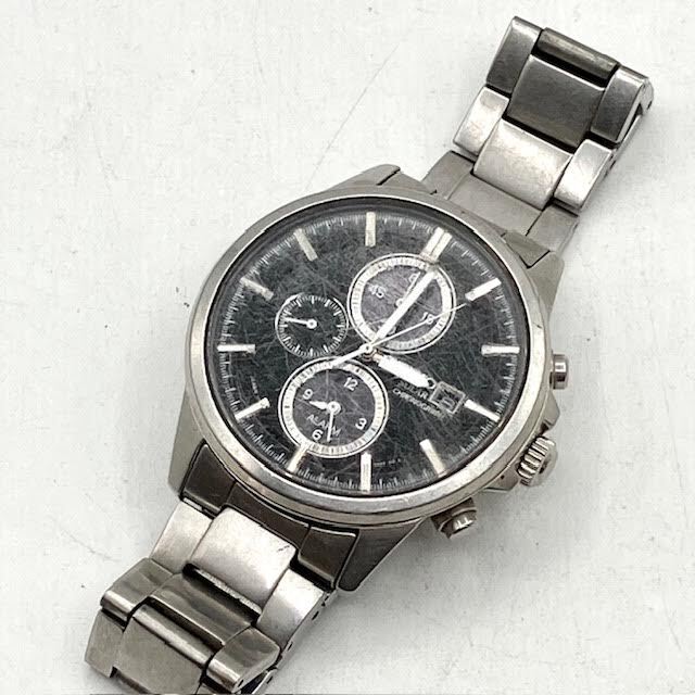 A2　【稼働品】SEIKO　セイコー　クロノグラフ　腕時計