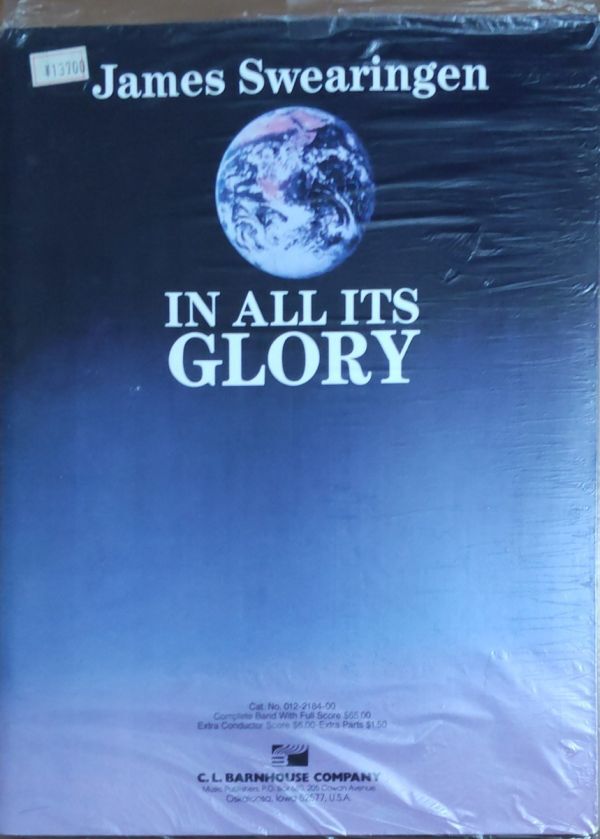スウェアリンジェン 栄光のすべてに (吹奏楽) 輸入楽譜 Complete Band With Full Score Swearingen In All Its Glory Barnhouse 洋書