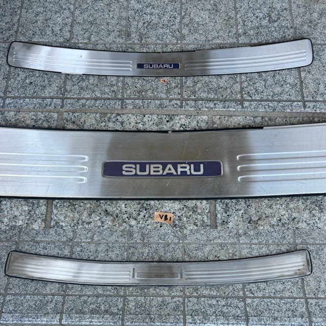 ★☆スバル レガシィ アウトバック BRF BRG BRM BR9 用純正オプションOPTIONリアスカッフプレート 1/1☆★