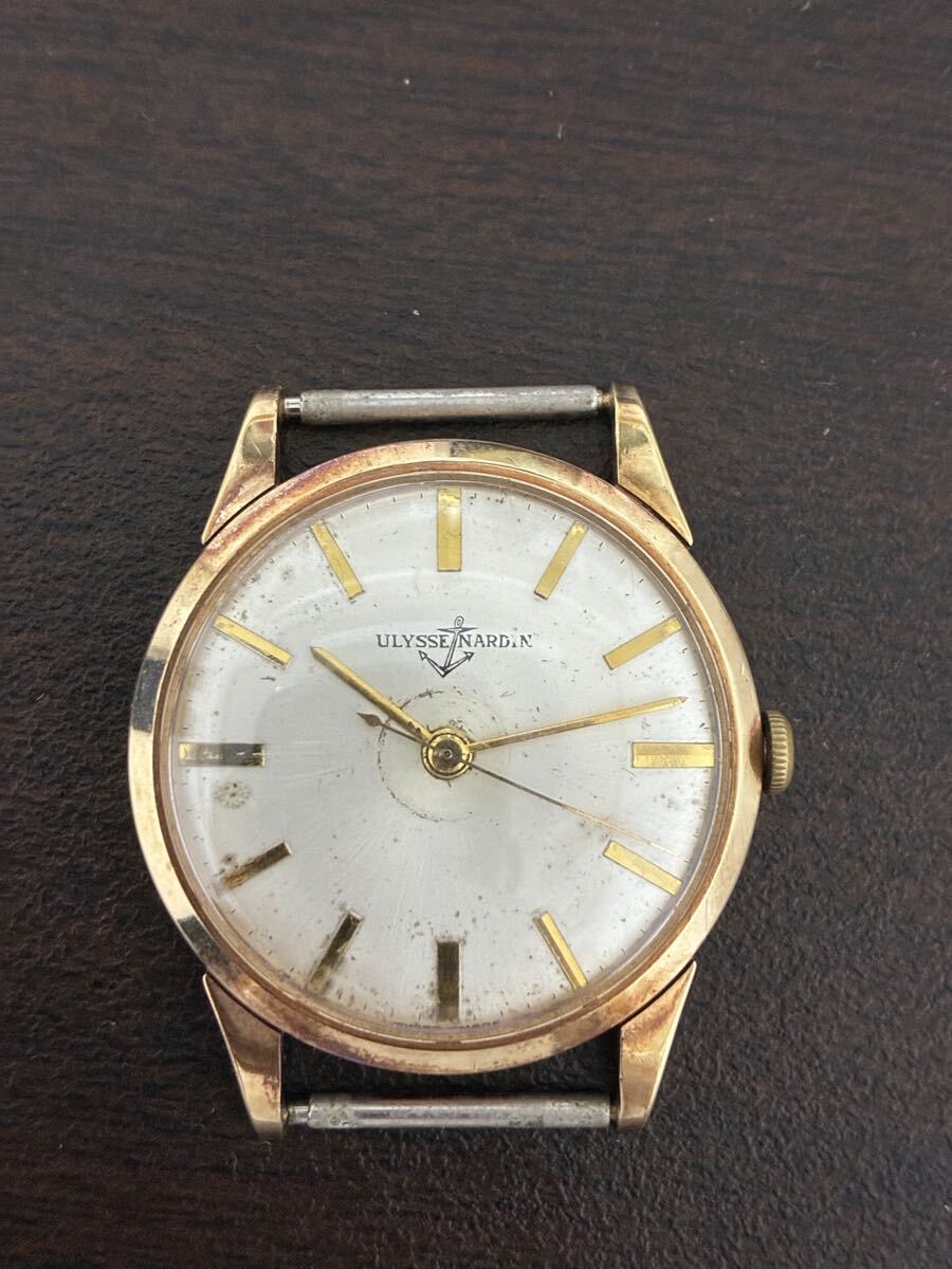 ユリスナルダン 手巻き 14k Ulysse Nardin Hand-wound