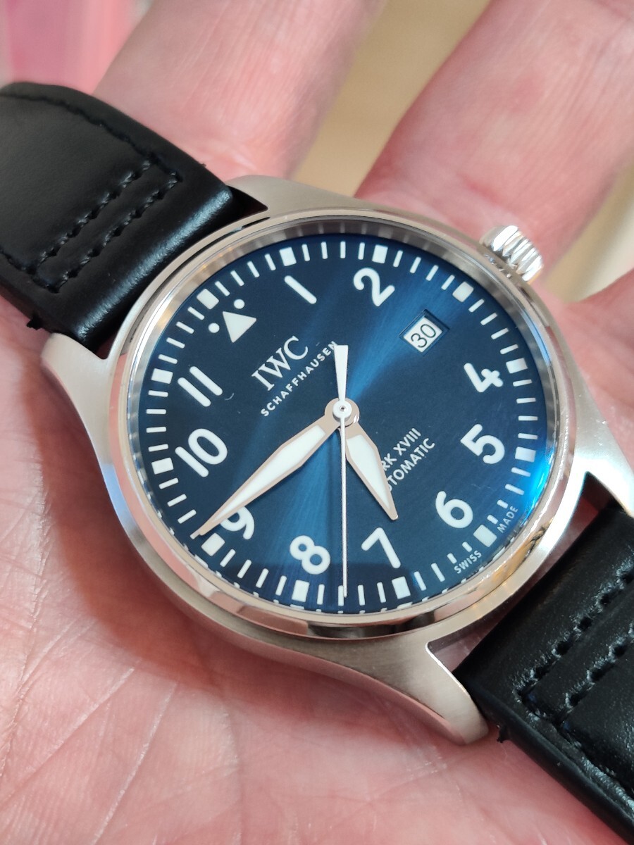 IWC Pilot Watch MK18 Le Petit Prince Blue Dial パイロットウォッチ マークXVIII マーク18 自動巻き ブルー文字盤 IW327014 IW327004
