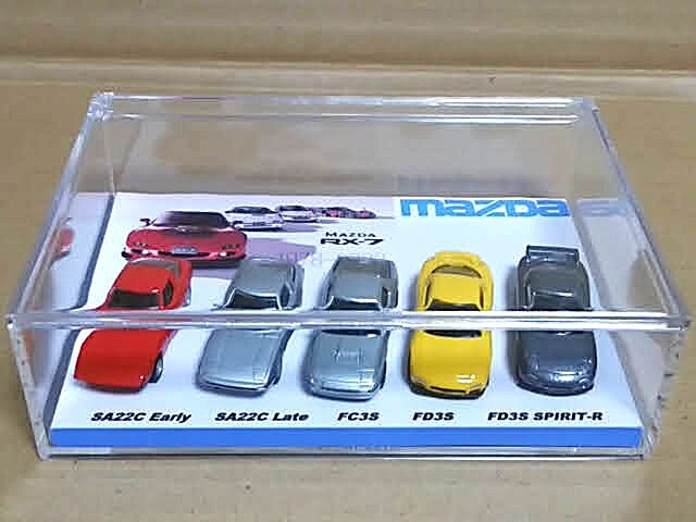 ★1/100 マツダミニカーコレクション歴代 RX-7 5台 ケース付き A SA22C FC3S FD3S