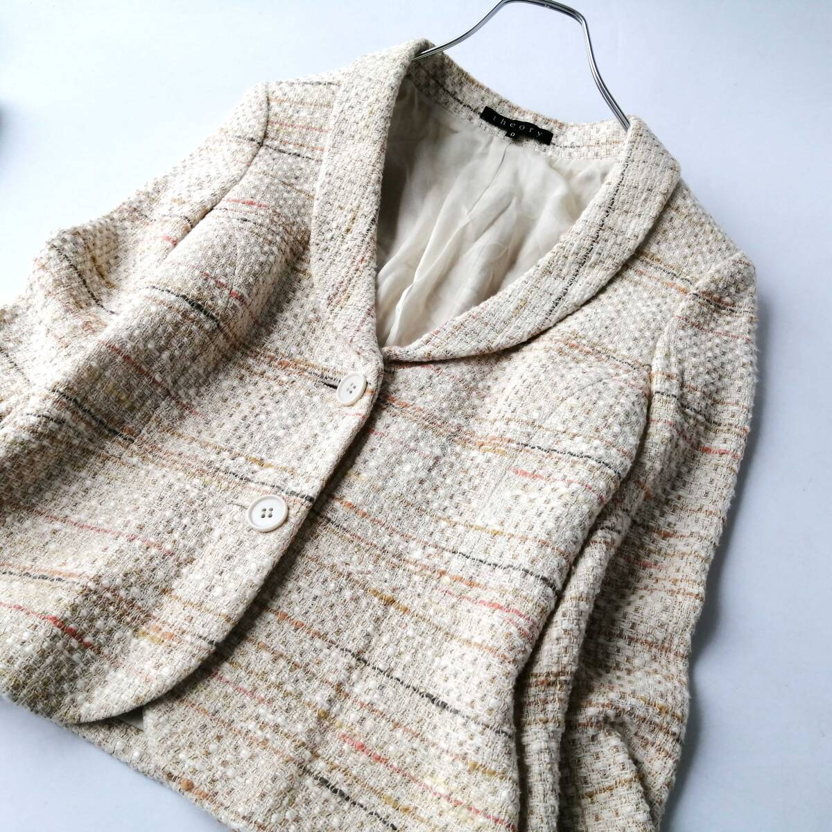 theory セオリー レディース♪ジャケット コットンツイードジャケット 260709ni【4点同梱で送料無料】