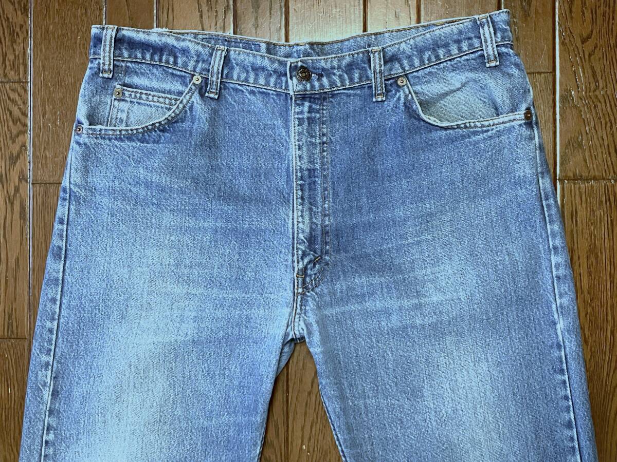 カナダ製 リーバイス Ｌｅｖｉ’ｓ ５０５ ｗ４０ ひげ落ち ブルー ジーンズ ビッグサイズ 大きい デニム パンツ ジーパン オレンジタブ