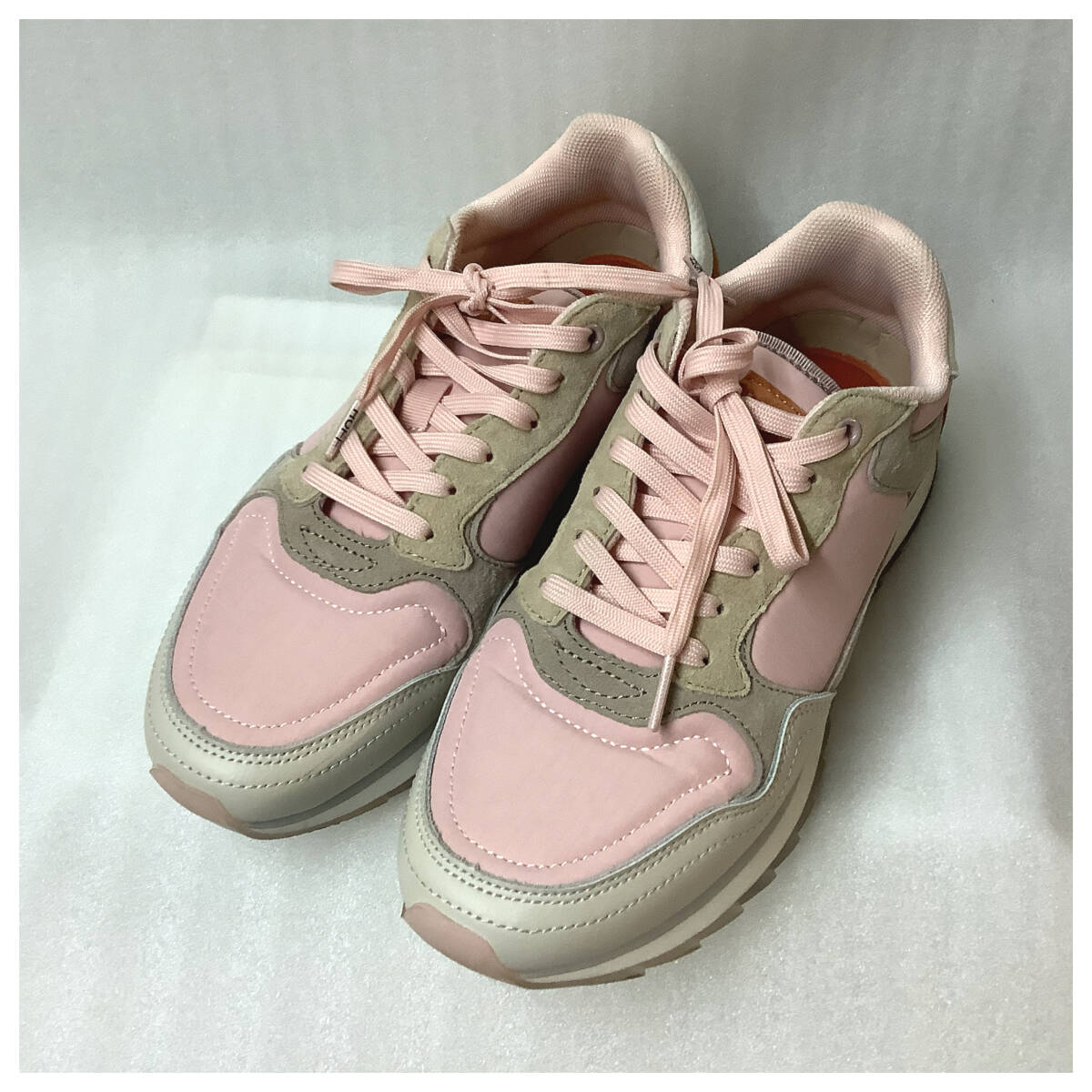 HOFF スニーカー SANTOS EU38 / USA 7.5 / 約24㎝ ピンク系 良品