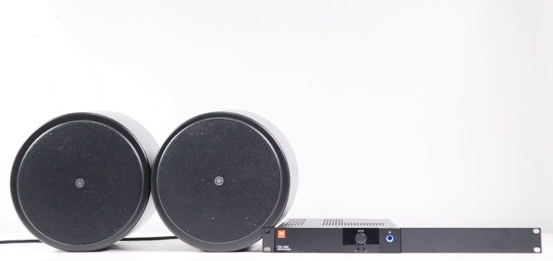 YAMAHA/JBL PROFESSIONAL 天井埋込型スピーカー パワーアンプセット◆VXC2FB + CSA140Z 中古◆送料無料
