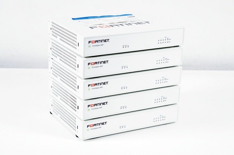 Fortinet ファイアウォール Fortigate-40F 5台セット ライセンス期限：本文にて▲FG-40F 中古▲送料無料