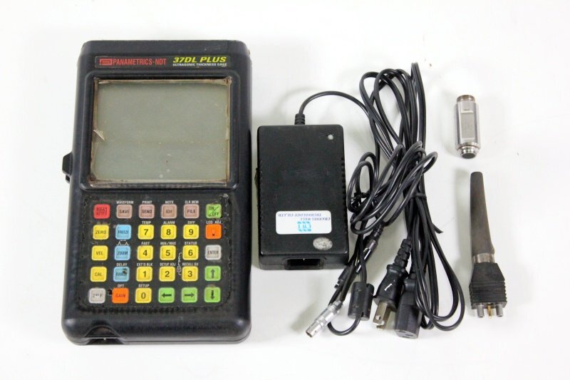 OLYMPUS/オリンパス 超音波厚さ計 プローブ付き PANAMETRICS-NDT◆37DL PLUS 中古◆送料無料