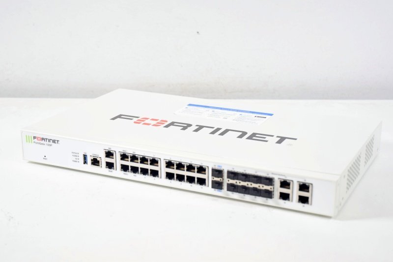 Fortinet/フォーティーネット ファイアウォール Fortigate-100F ライセンス：2028/11/17まで□FG-100F 中古□送料無料