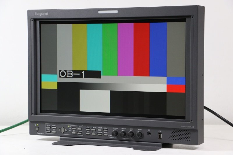 Ikegami 17型 マルチフォーマットモニター●HLM-1704WR 中古【訳あり品】