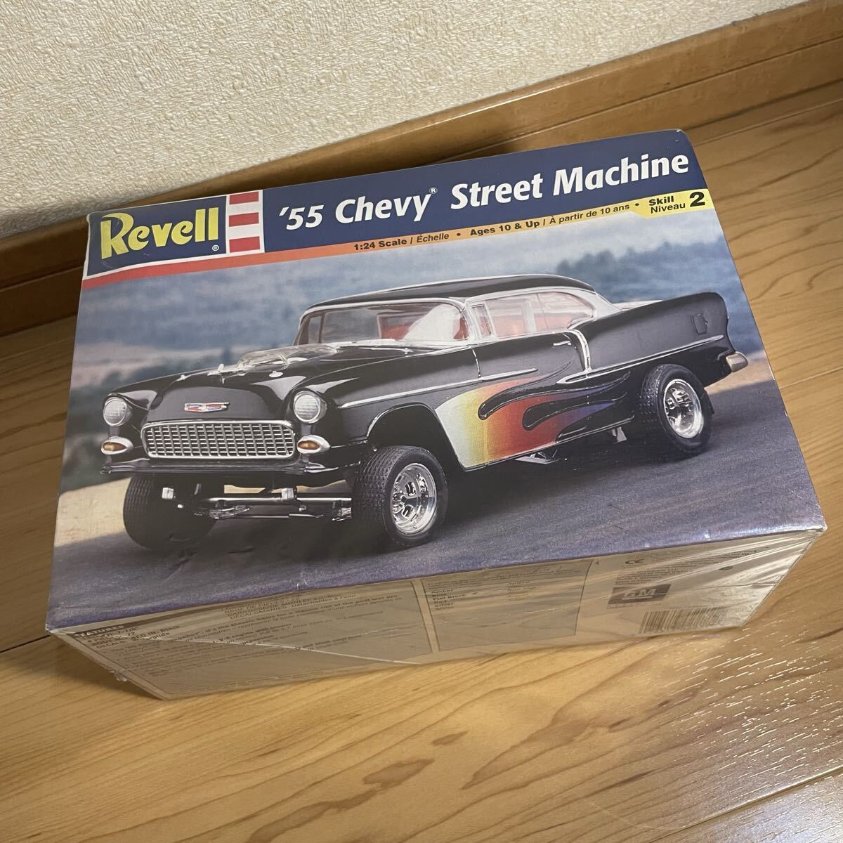 レア　Revell レベル 1955 シボレー ベルエア プラモデル Chevy 未組立 アメ車 ドラッグレース