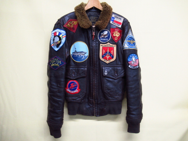 COCKPIT USA コックピット TYPE G-1 Movie Heroes BROWN フライトジャケット サイズ38 TOP GUN トップガン 管理8N0707D-A4