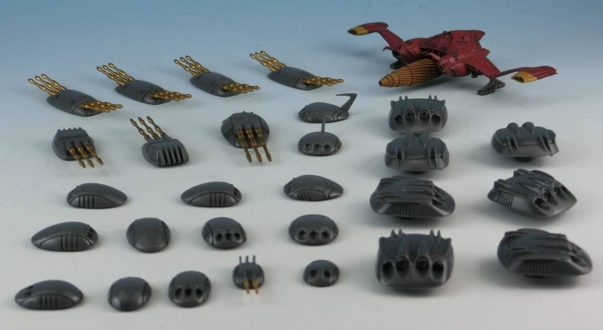 TFO23 K2M 1/1000 ガミラス航宙艦艇 装備セット ガレージキット 宇宙戦艦ヤマト2199 レジンキット トレフェスオンライン