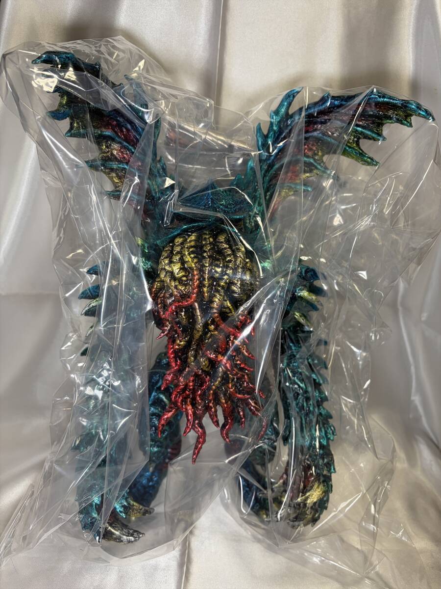 マーミット クトゥルフ 塗装済み完成品 ワンオフ カスタム 全高約40cm ソフビ フィギュア スカルヘッドバット MARMIT SHB KARZ WORKS