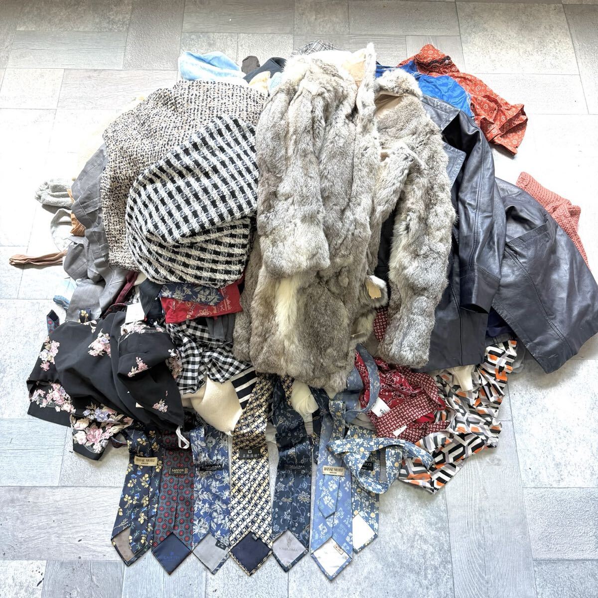 90着以上 毛皮 アパレル 服 衣類 ネクタイ まとめ セット 大量
