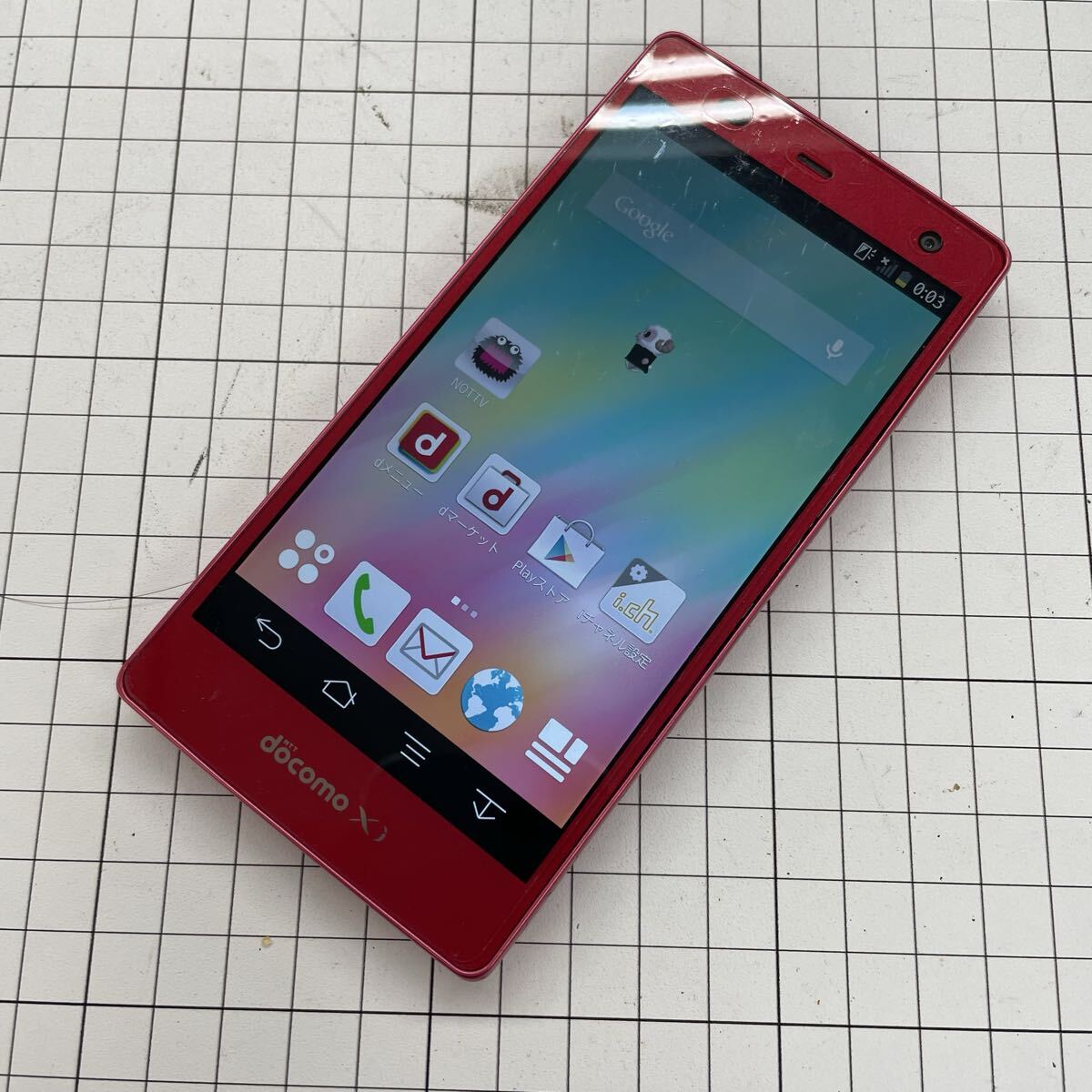 7yt ARROWS NX F-01F リセット済み 利用制限◯ IMEI:357611057272315