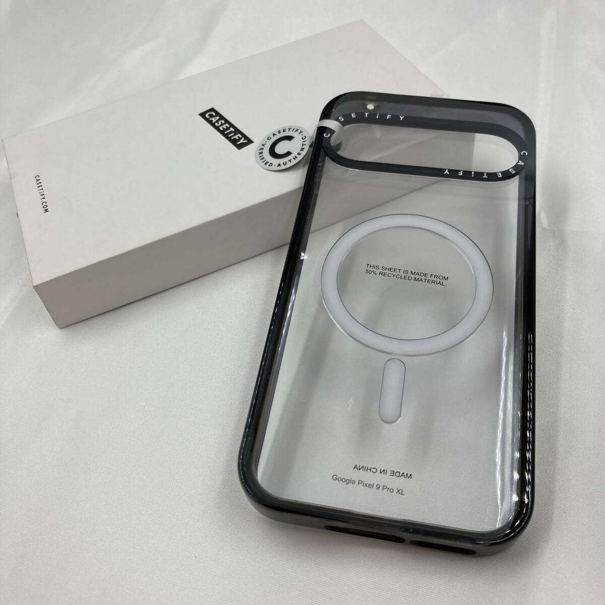 CASETiFY マグネット式 インパクトケース for Google Pixel 9 Pro XL 対応 - ブラック/Y42038-S2