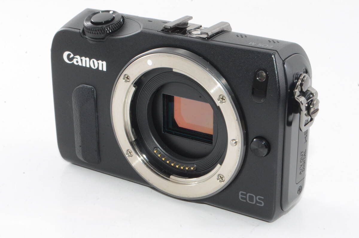 【外観並級】Canon EOS M キヤノン ミラーレス一眼カメラ ブラック ボディ　#m11969