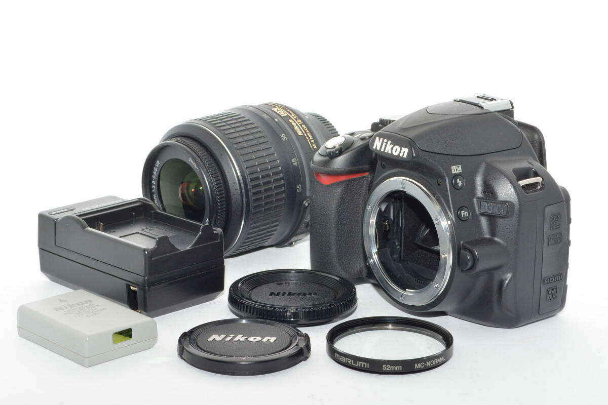 【外観特上級】Nikon ニコン D3100 AF-S NIKKOR 18-55mm 1:3.5-5.6G　#u12904