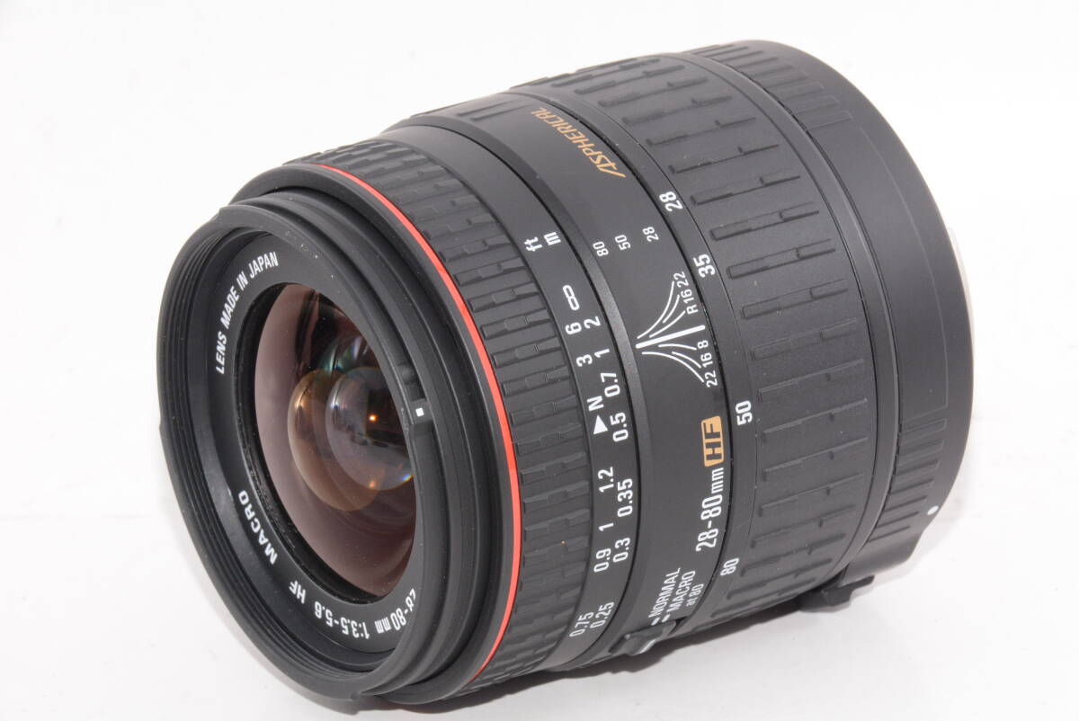 【外観特上級】SIGMA 28-80mm F3.5-5.6 HF MACRO CANON EFマウント　#v2610