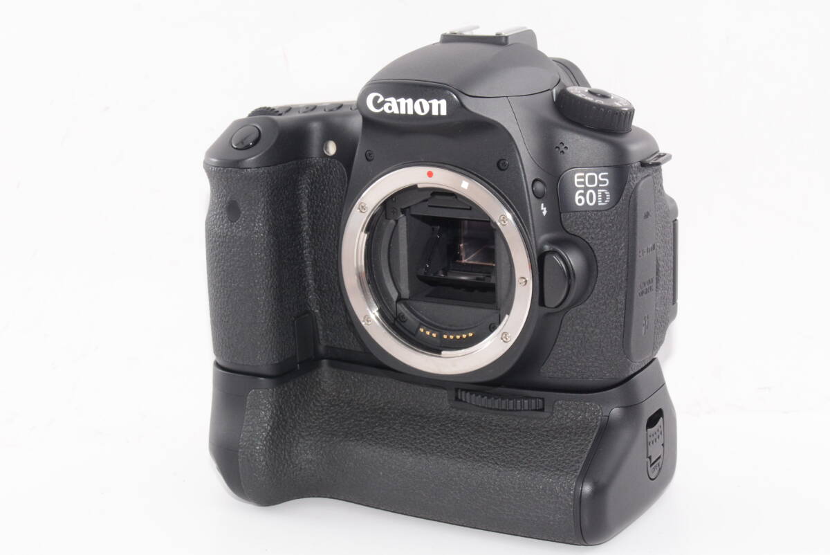 【外観特上級】CANON キヤノン EOS 60D ボディ / BG-E9 　#k0513