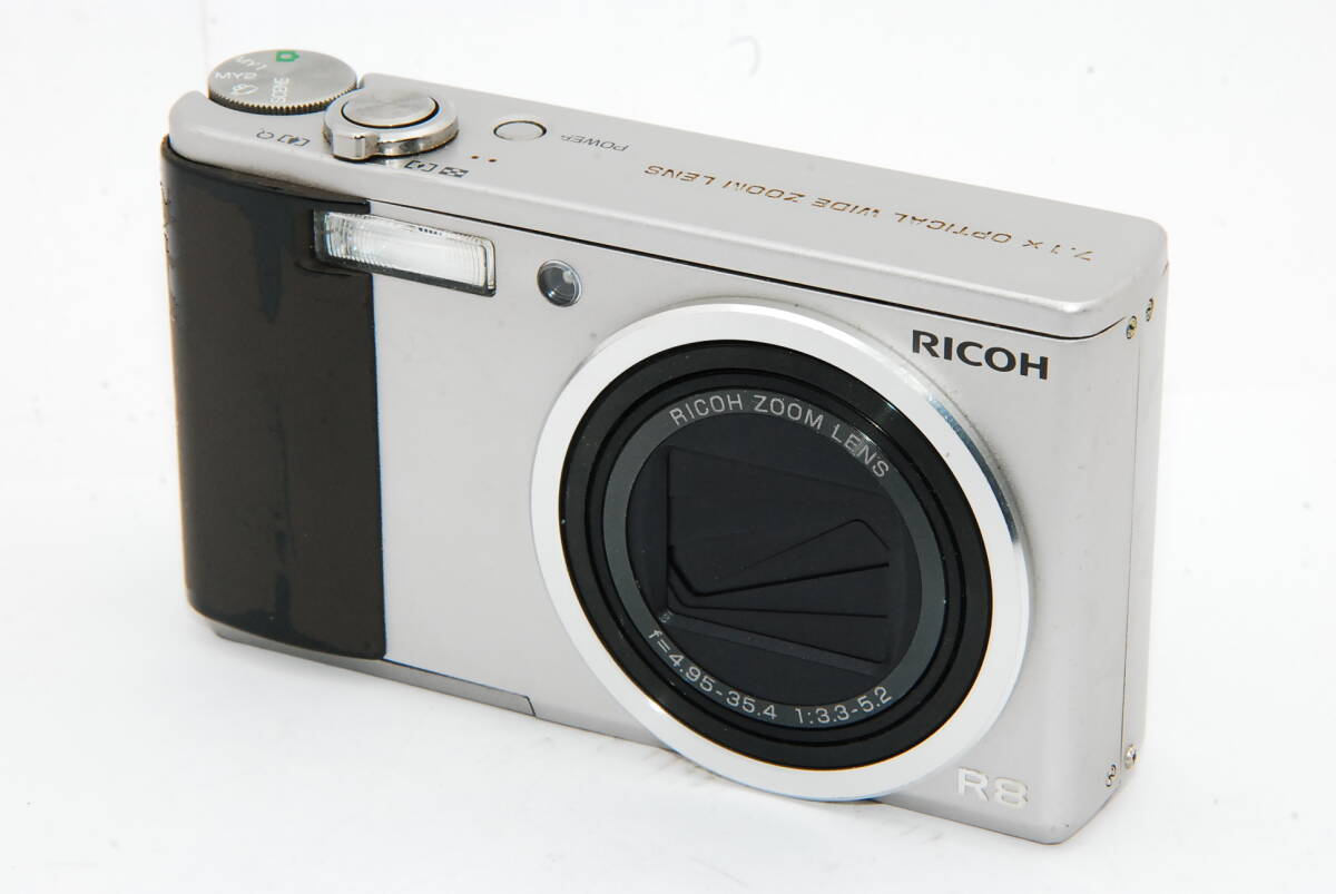【外観並級以下】RICOH R8 シルバー 　#v2544