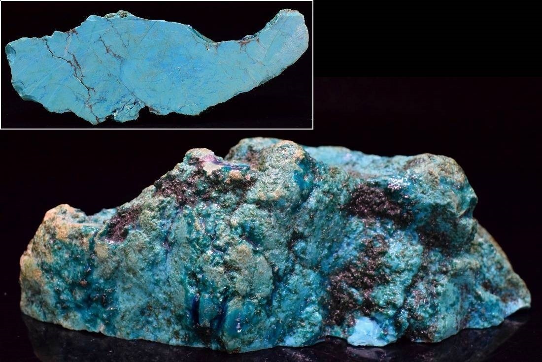 トルコ石 原石 357g 宝石 鑑賞石 天然石 名石 自然石 置物