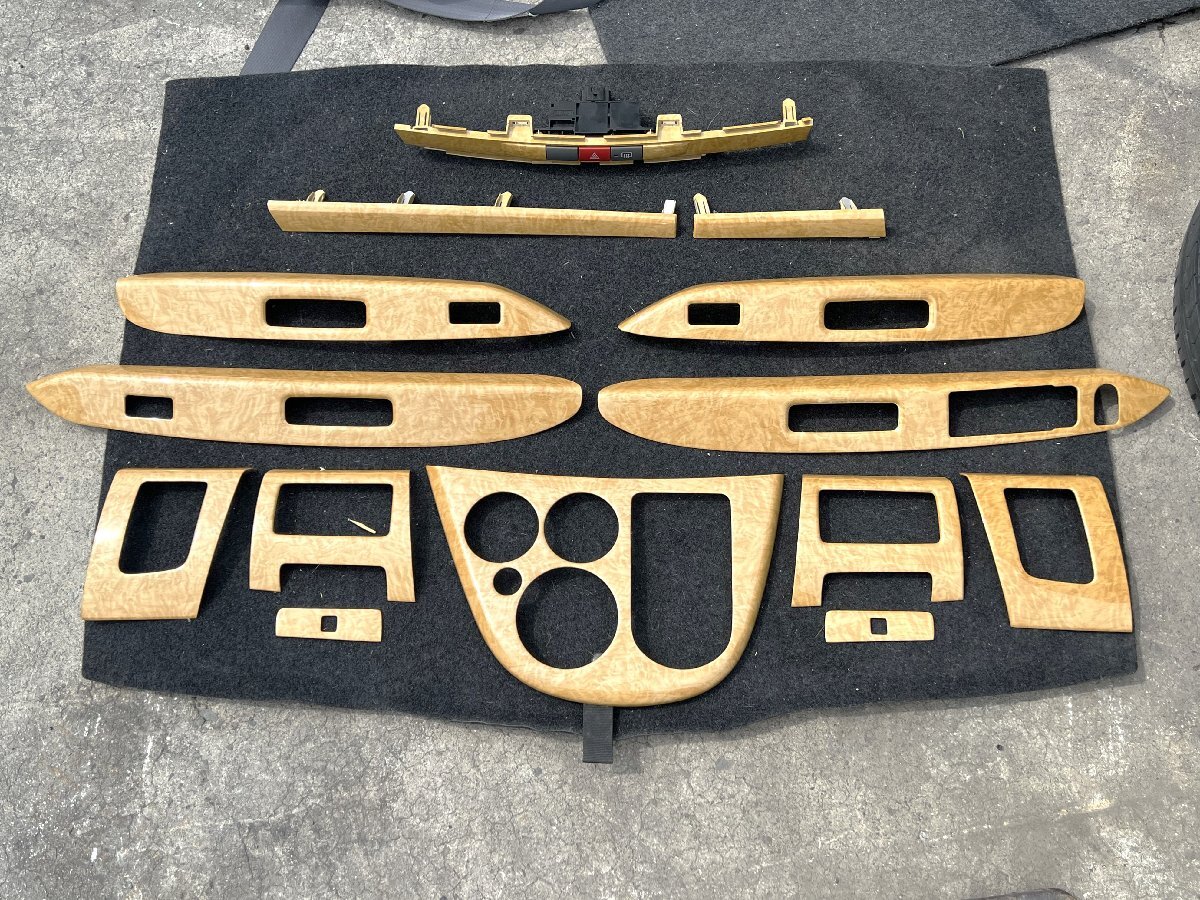 中古 ダイハツ ムーヴ L175S L185S 内装 ウッド柄パネル ダッシュボードパネル ドアパネル各種 インパネ