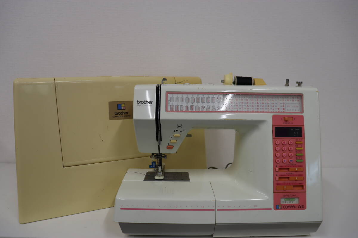 brother ブラザー ミシン COMPAL-αⅡ コンパルアルファ2 ZZ3-B852 ハンドクラフト 手芸 通電 動作確認済み 激安1円スタート