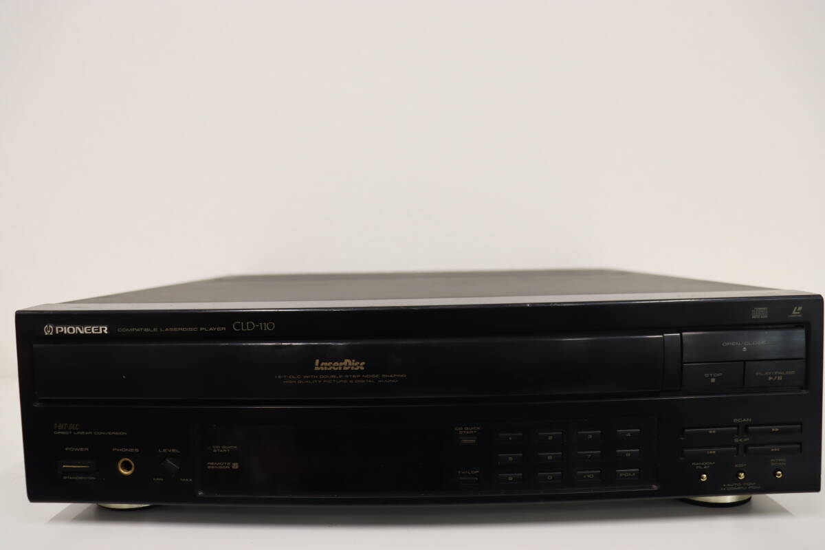 パイオニア Pioneer CD LDプレーヤー CLD-110 CDV CDビデオ オーディオ機器 通電確認済み 現状品 ジャンク 激安1円スタート