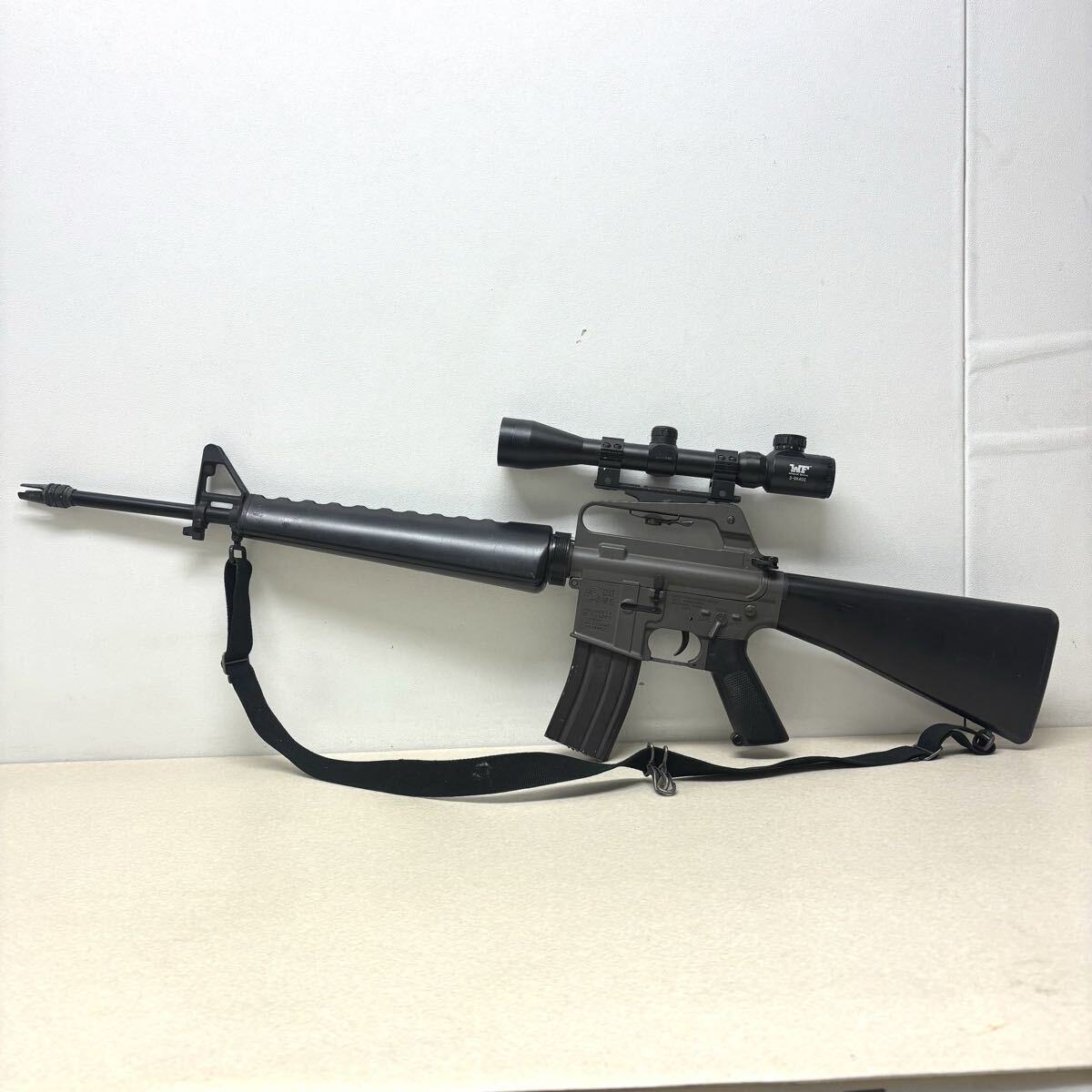 0730B6 TOKYO MARUI 東京マルイ ガスガン COLT AR-15 M16A1 スコープ WF 3-9×40E トイガン ミリタリー ASGK刻印あり