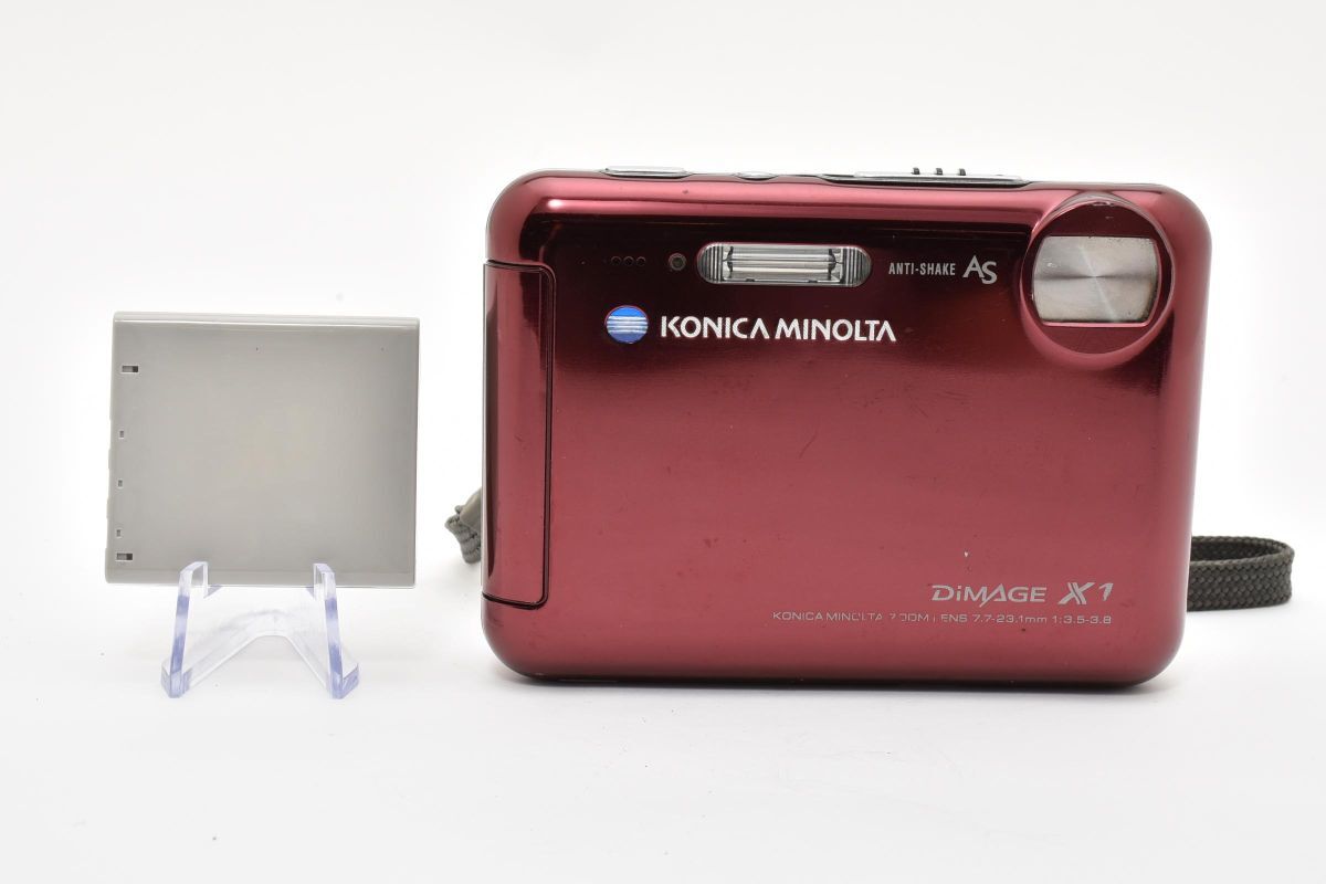 ★良品★ コニカミノルタ KONICA MINOLTA DiMAGE X1 ワインレッド #5322W0634