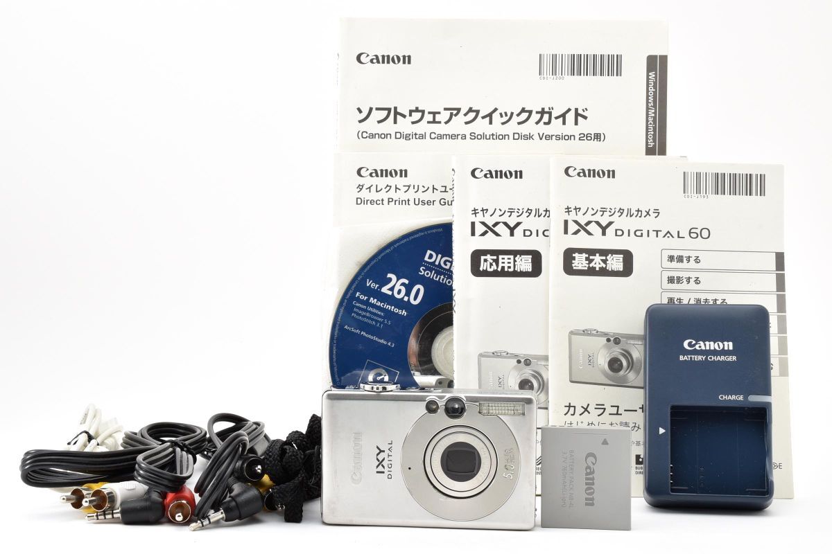 ★良品★ キヤノン CANON IXY DIGITAL 60 PC1158 《元箱・説明書付き》 #5413W0757