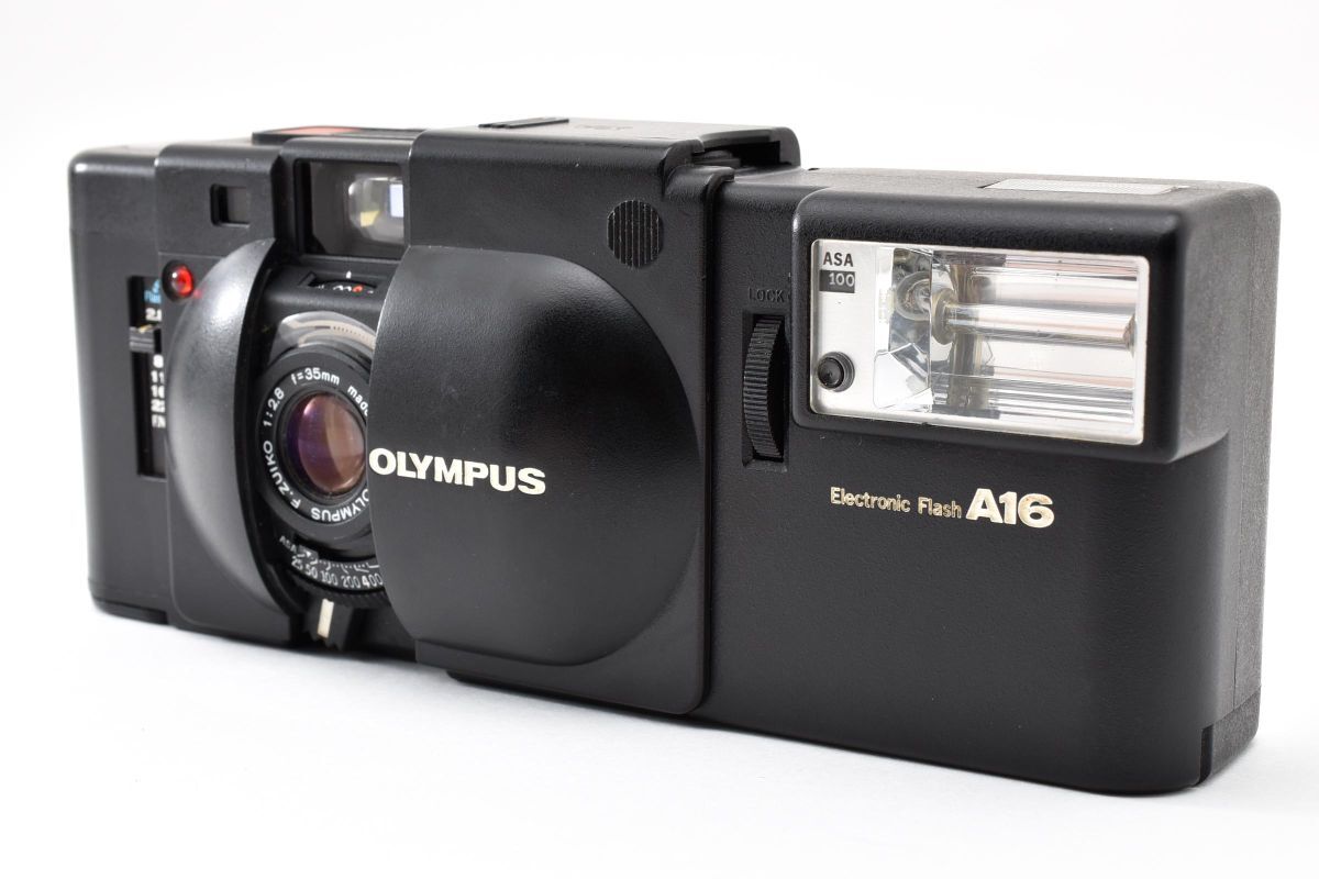 オリンパス OLYMPUS XA + Electronic Flash A16 #5338W0655