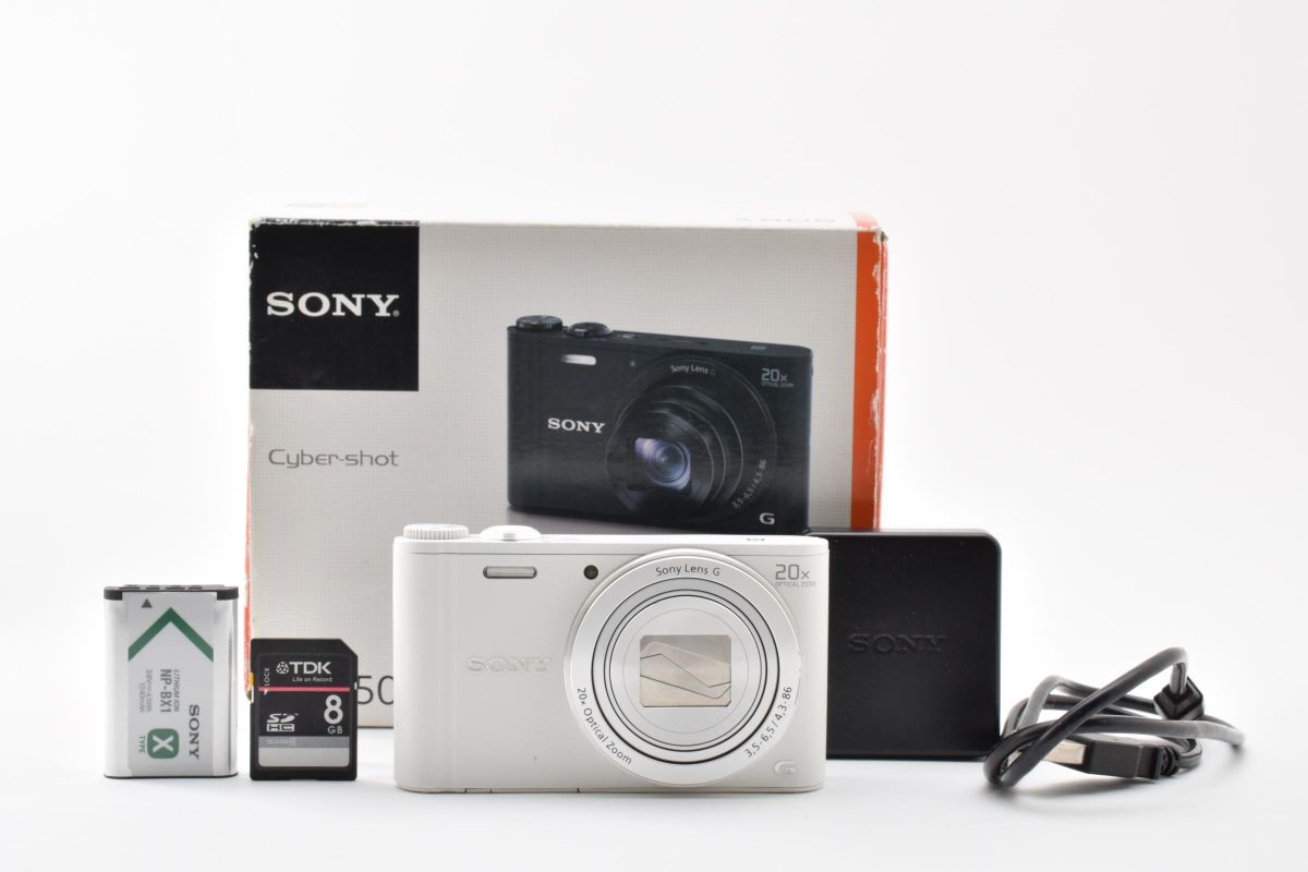 ★極上品★ ソニー SONY Cyber-shot DSC-WX350 ホワイト 《元箱付き》 #5464W0702