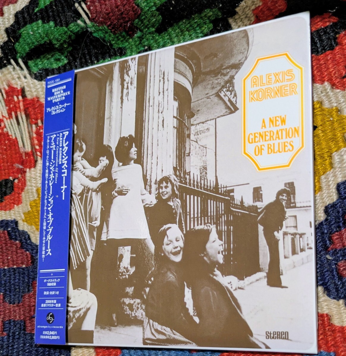 60’s (紙ジャケCD） アレクシス・コーナー Alexis Korner / ア・ニュー・ジェネレーション・オブ・ブルース　 1968年