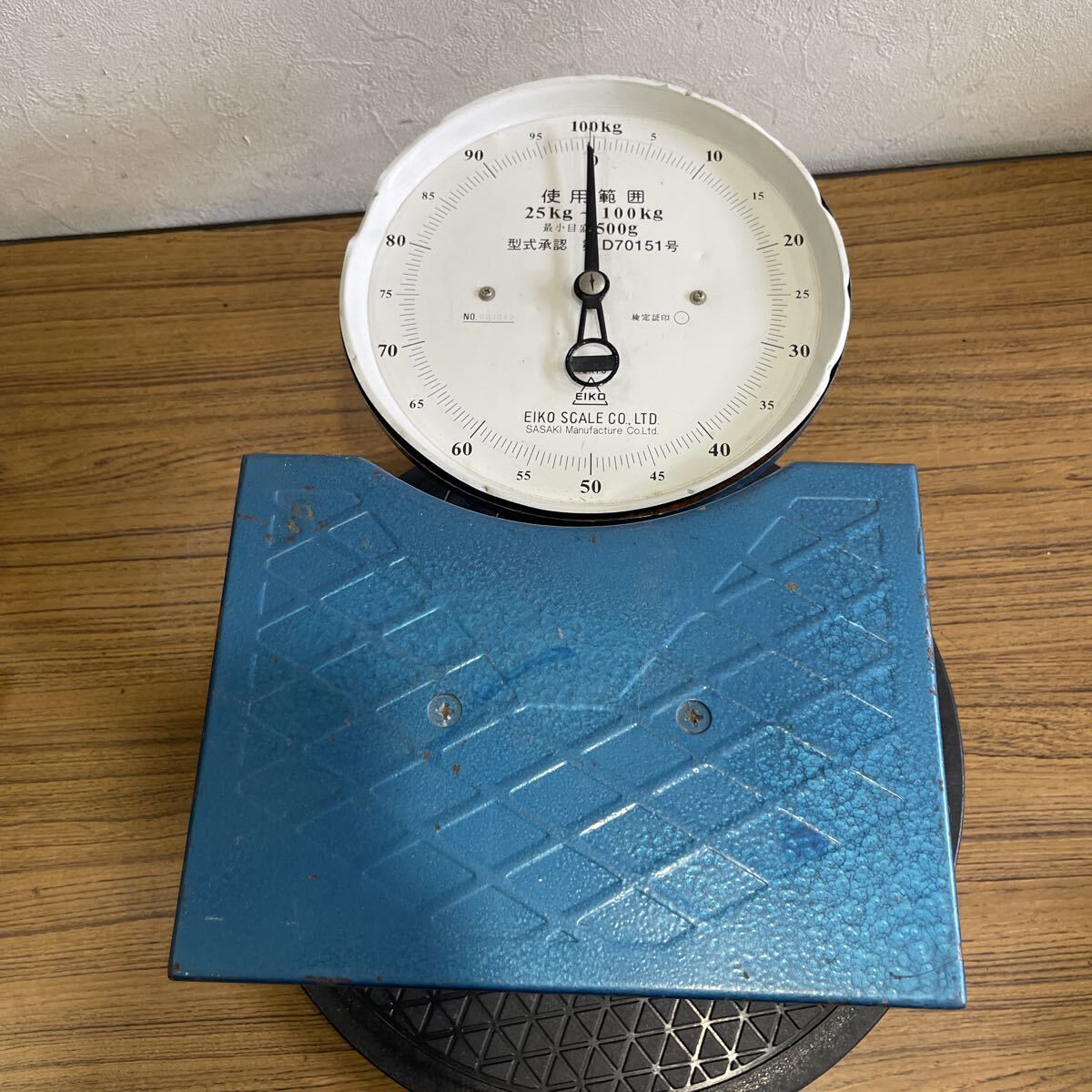 94S レトロ　EIKO 25Kg～100Kg 上皿はかり