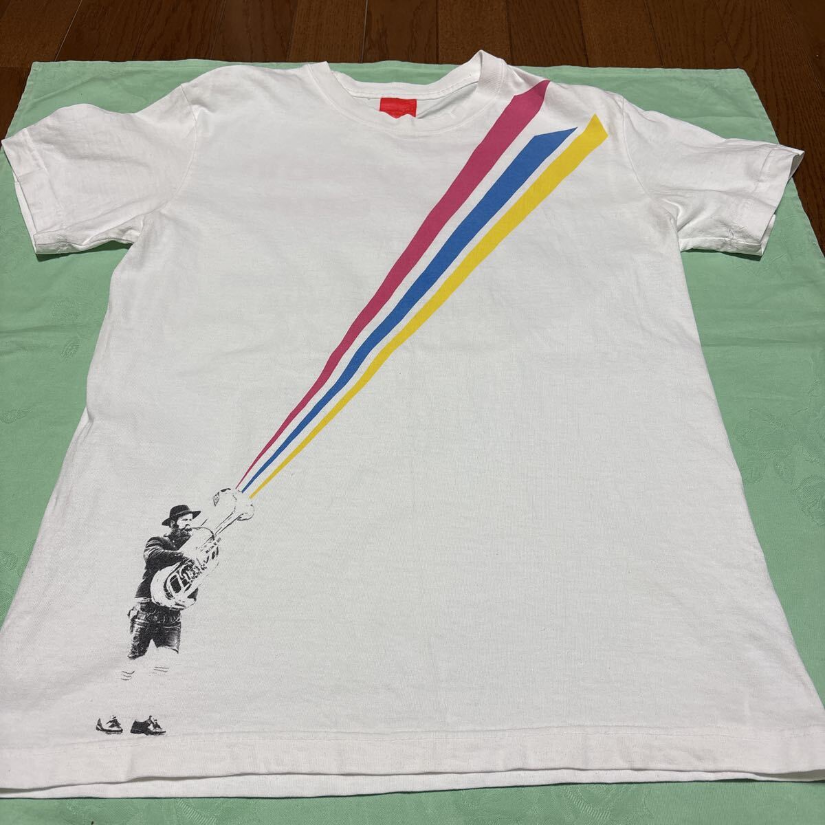 ◆グラニフ 半袖Tシャツ S ホワイト プリントデザイン