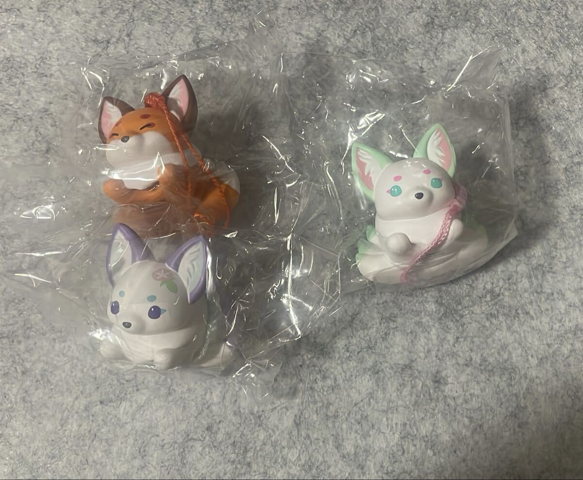 ちょこコンと九尾さま お守り鈴2 ぼうろ ねりきり みなづき